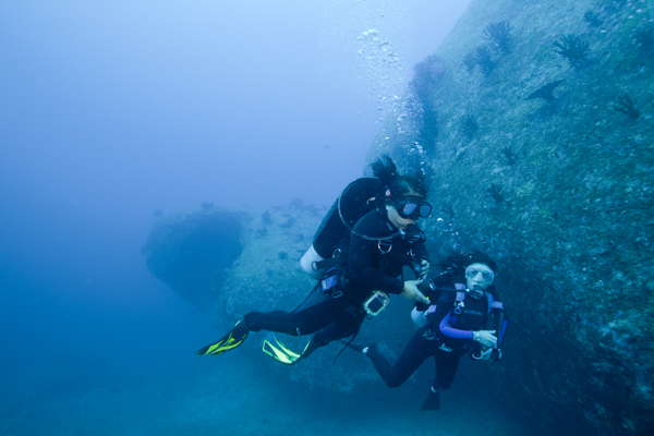 Diving in Thailand started to remind me diving in Malta’s Mediterranean Sea where if you want to see a fish, you better go to the weekend market!